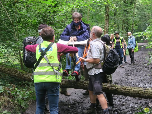 Randonnée joëlettes à Dour