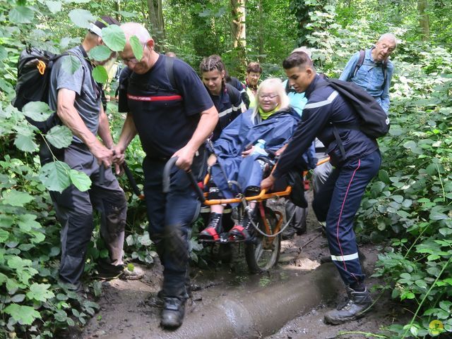 Randonnée joëlettes à Dour