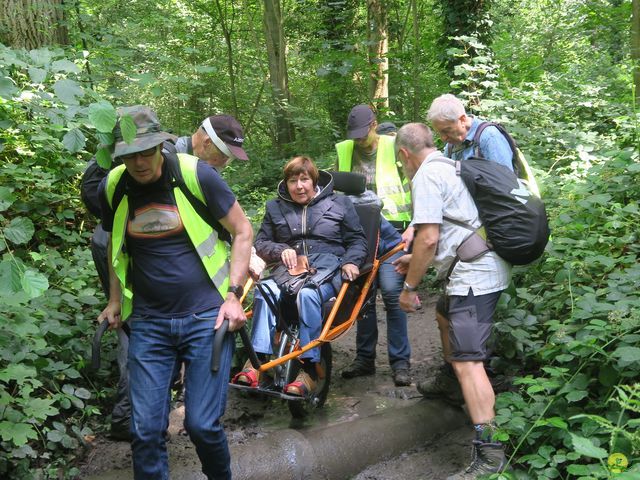 Randonnée joëlettes à Dour