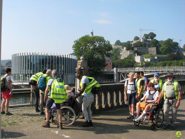 Randonnée joëlettes à Namur