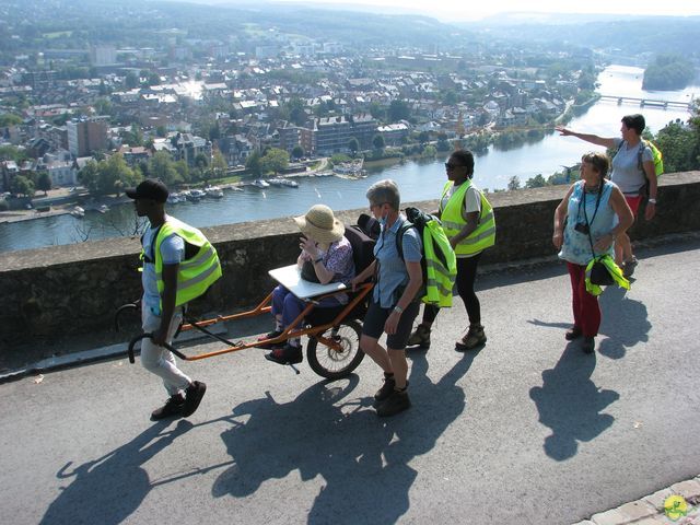 Randonnée joëlettes à Namur