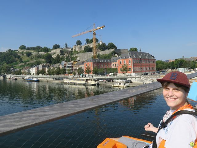 Randonnée joëlettes à Namur