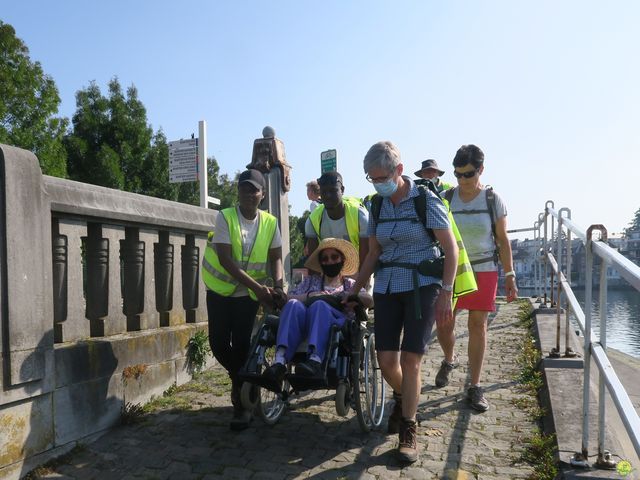 Randonnée joëlettes à Namur