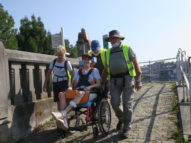 Randonnée joëlettes à Namur