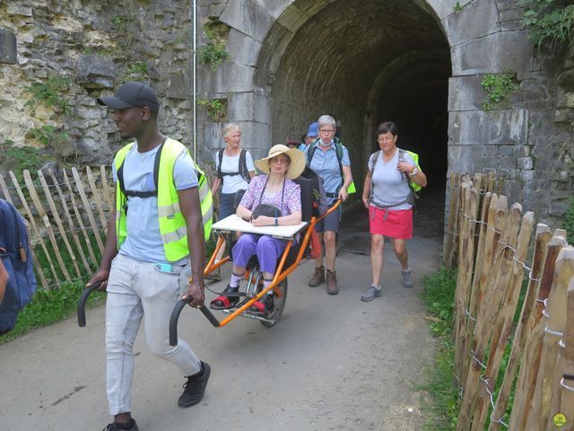 Randonnée joëlettes à Namur