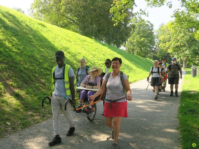 Randonnée joëlettes à Namur