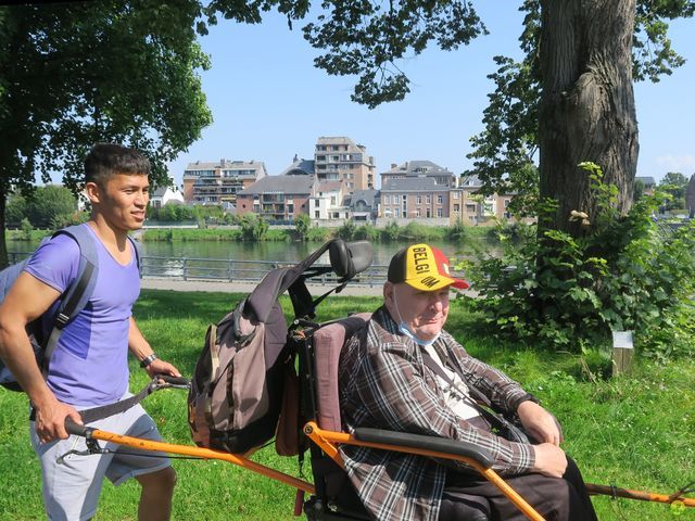 Randonnée joëlettes à Namur