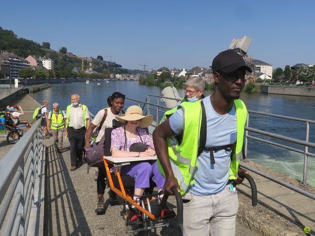 Randonnée joëlettes à Namur