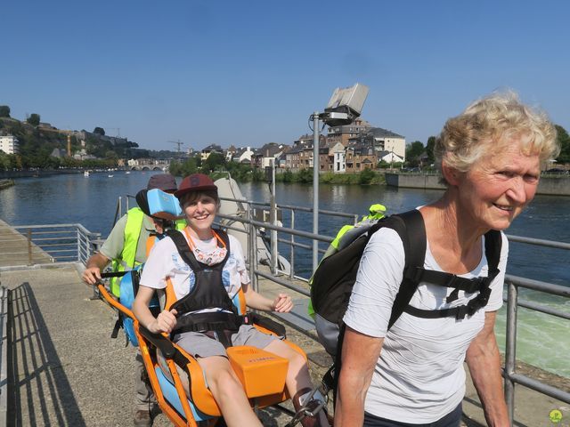 Randonnée joëlettes à Namur