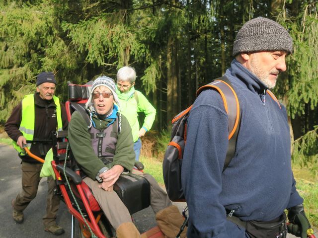 Randonnée joëlettes à Ternell