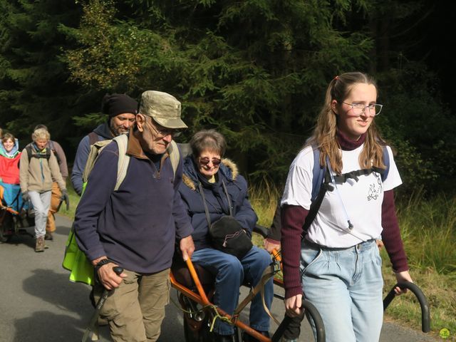 Randonnée joëlettes à Ternell