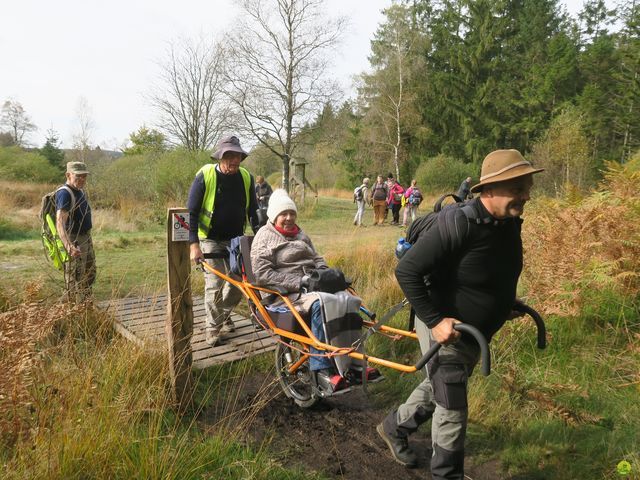 Randonnée joëlettes à Ternell