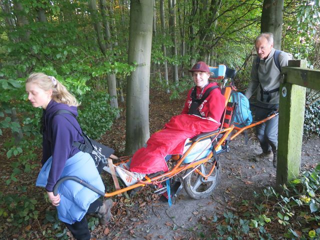 Randonnée joëlettes à Overijse