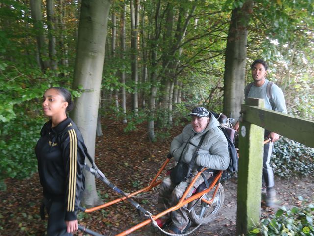 Randonnée joëlettes à Overijse