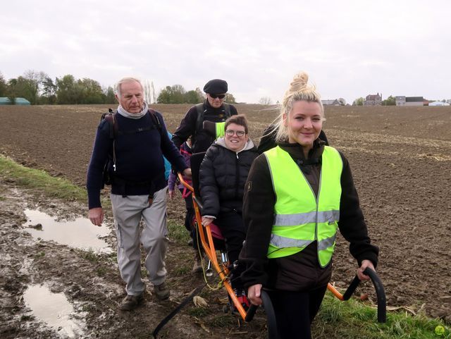 Randonnée joëlettes à Hélécine