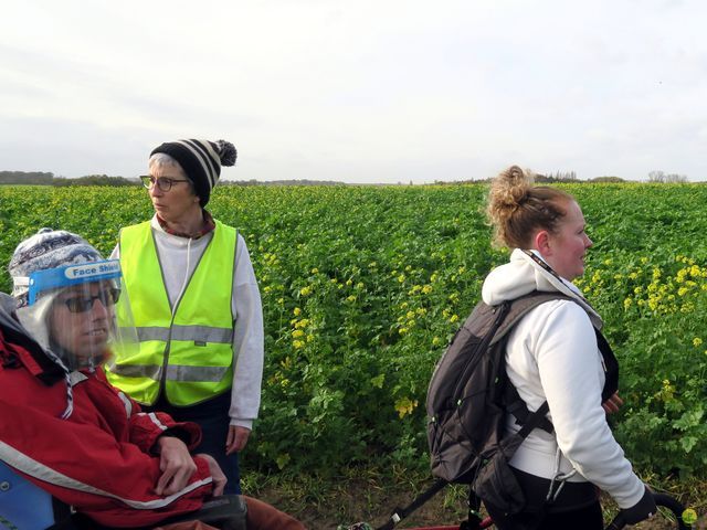 Randonnée joëlettes à Hélécine