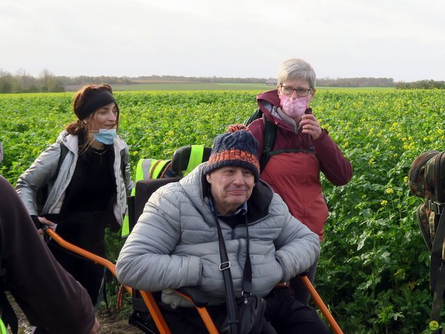 Randonnée joëlettes à Hélécine