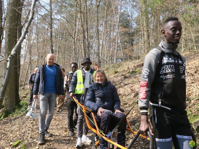 Randonnée joëlettes à Profondeville