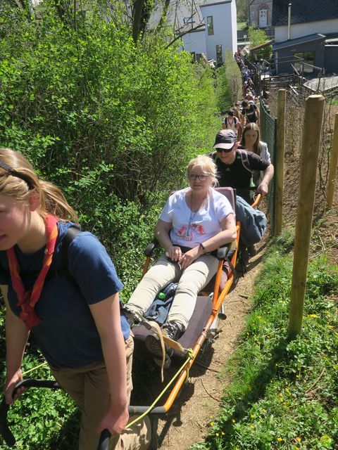 Randonnée joëlettes à Naninne