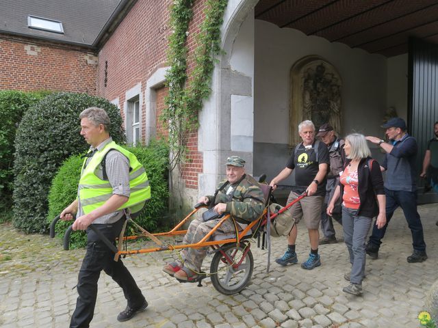 Randonnée joëlettes à Bousval