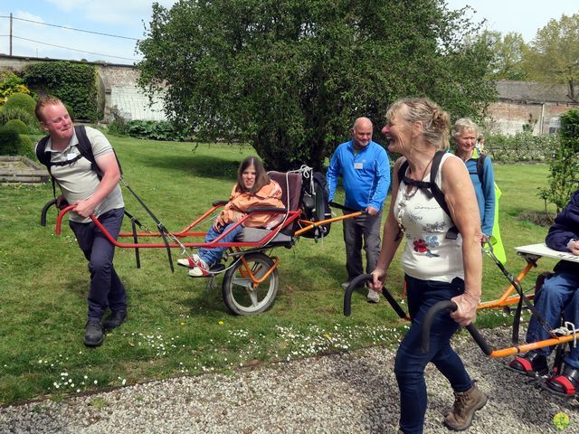 Randonnée joëlettes à Bousval