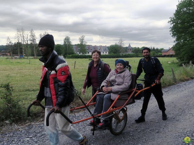 Randonnée joëlettes à Ciergnon