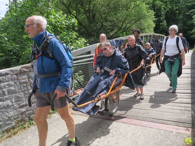 Randonnée joëlettes à Ciergnon