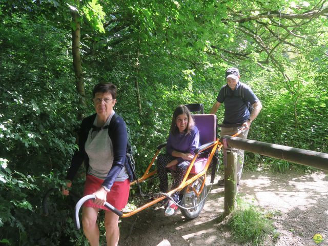 Randonnée joëlettes à Louvain-la-Neuve