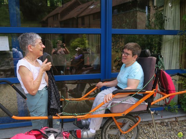 Randonnée joëlettes à Louvain-la-Neuve