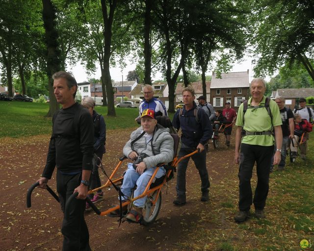 Randonnée joëlettes à Montignies-sur-Roc