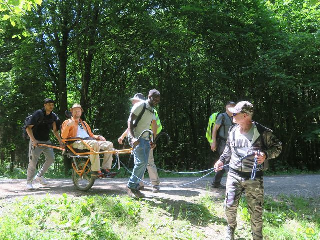 Randonnée joëlettes à Habay-la-N.