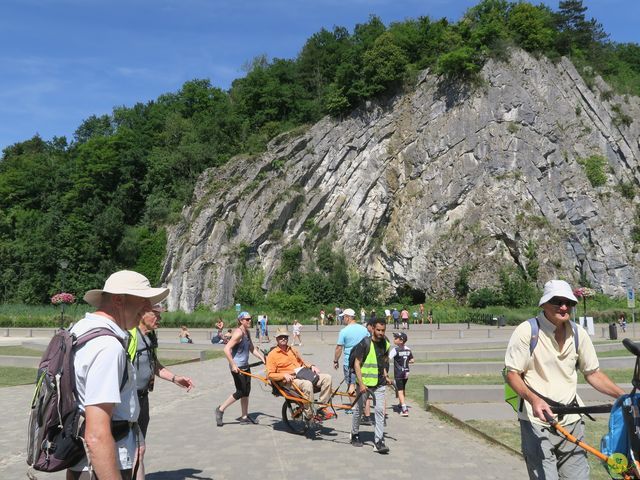 Randonnée joëlettes à Durbuy