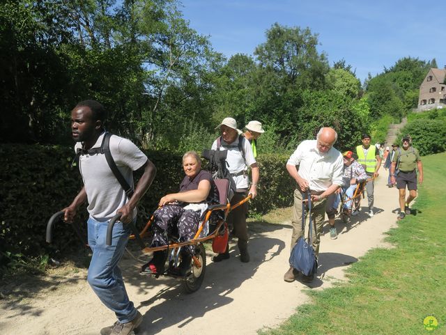 Randonnée joëlettes à Durbuy