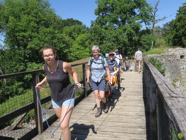 Randonnée joëlettes à Vieuxville