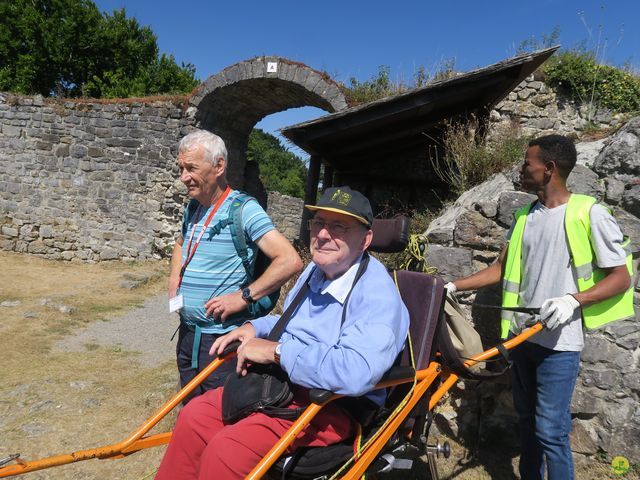 Randonnée joëlettes à Vieuxville