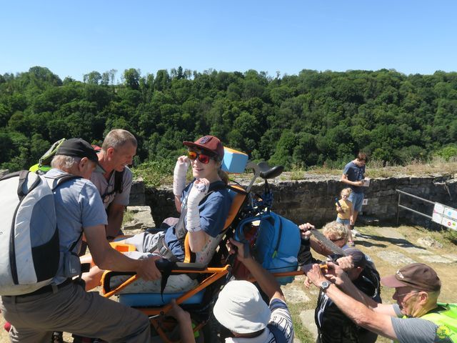 Randonnée joëlettes à Vieuxville