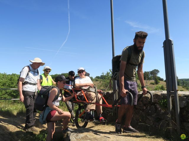 Randonnée joëlettes à Vieuxville