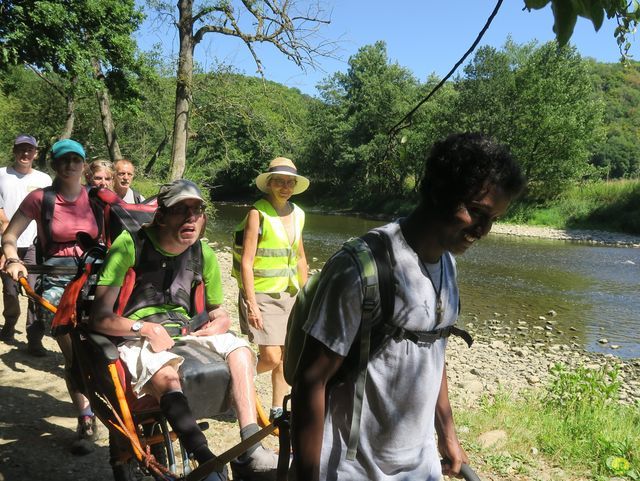 Randonnée joëlettes à Vieuxville