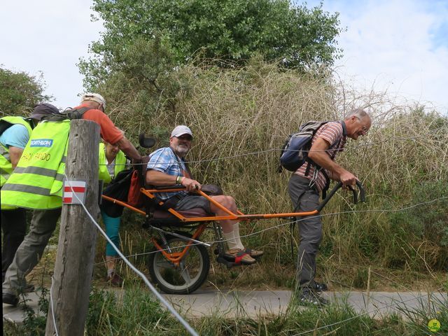 Randonnée joëlettes à Westende