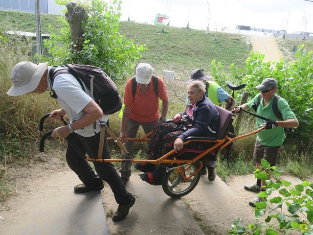 Randonnée joëlettes à Westende