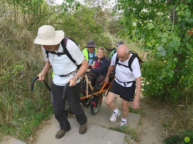 Randonnée joëlettes à Westende