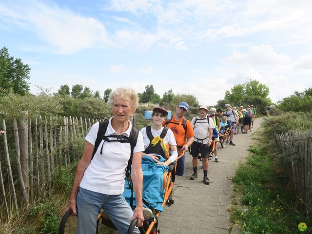 Randonnée joëlettes à Westende