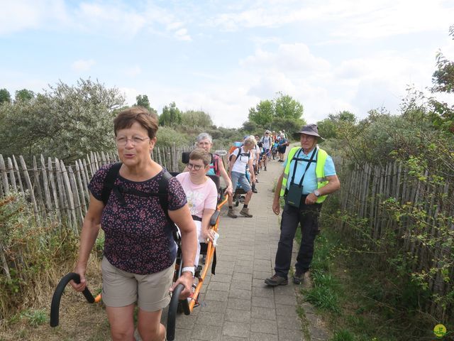 Randonnée joëlettes à Westende