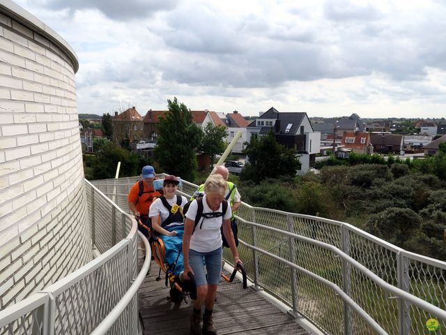 Randonnée joëlettes à Westende