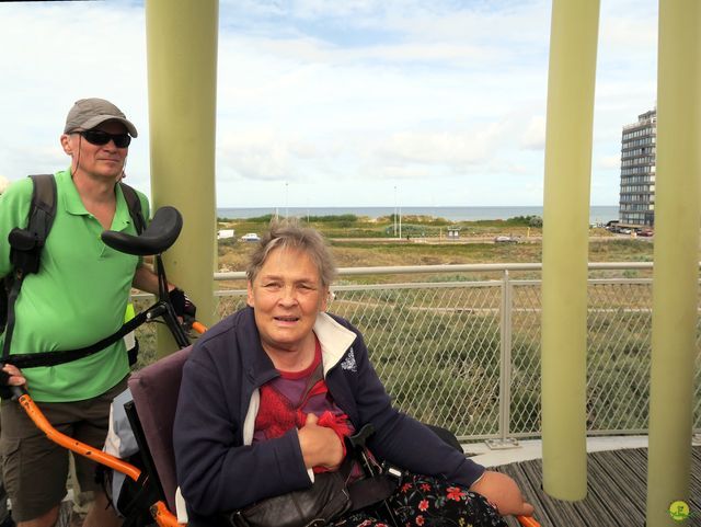 Randonnée joëlettes à Westende