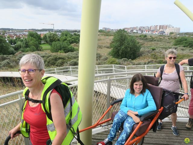 Randonnée joëlettes à Westende