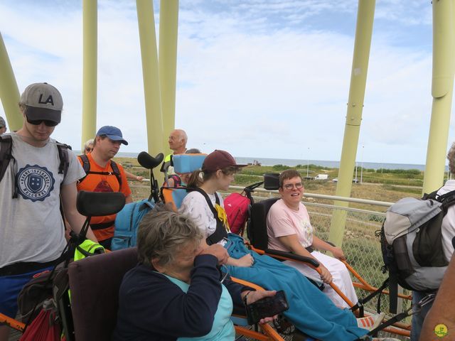 Randonnée joëlettes à Westende