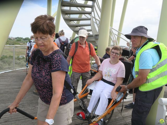 Randonnée joëlettes à Westende