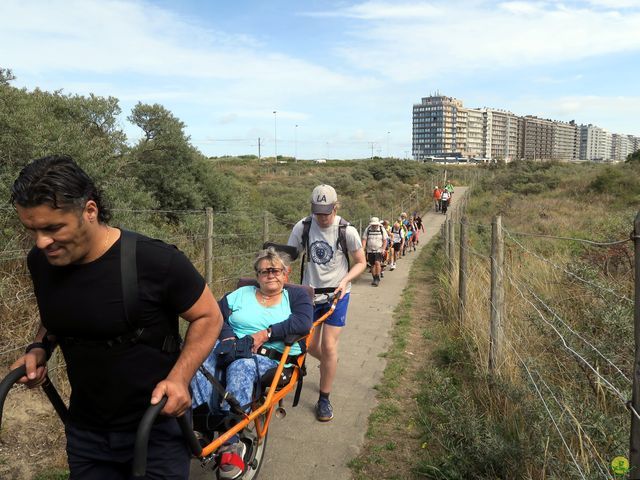 Randonnée joëlettes à Westende