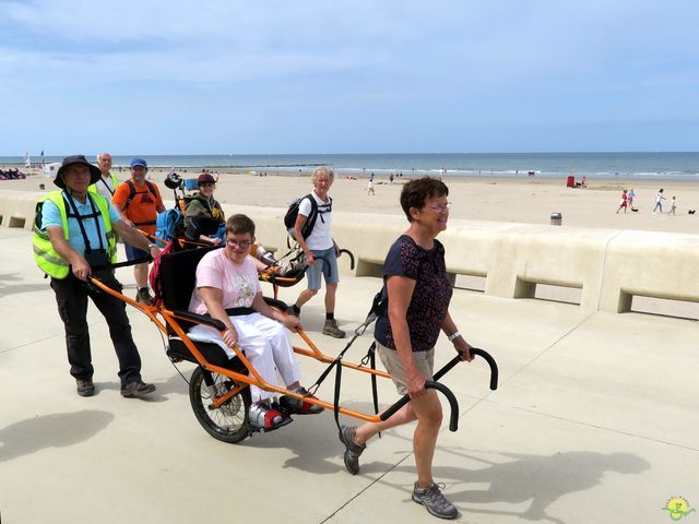 Randonnée joëlettes à Westende